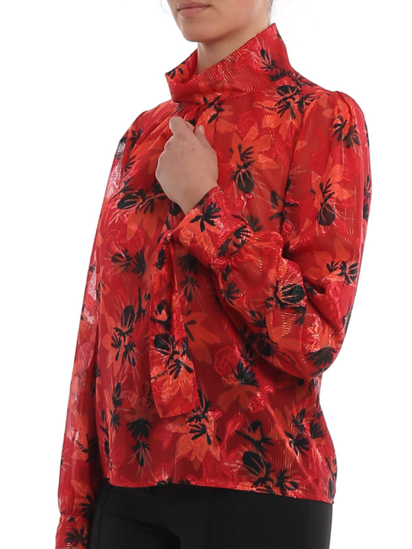 PATRIZIA PEPE buy online Floral patterned georgette blouse