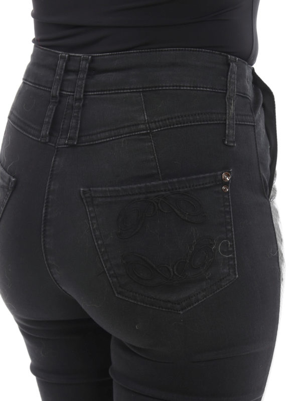 PATRIZIA PEPE buy online Reptile print front skinny jeans