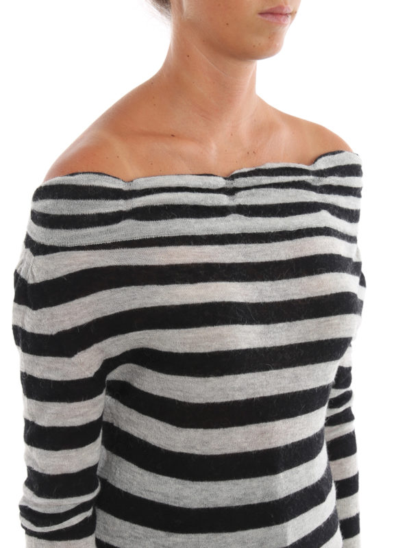 PATRIZIA PEPE buy online U-Boot-Pullover - Gestreift