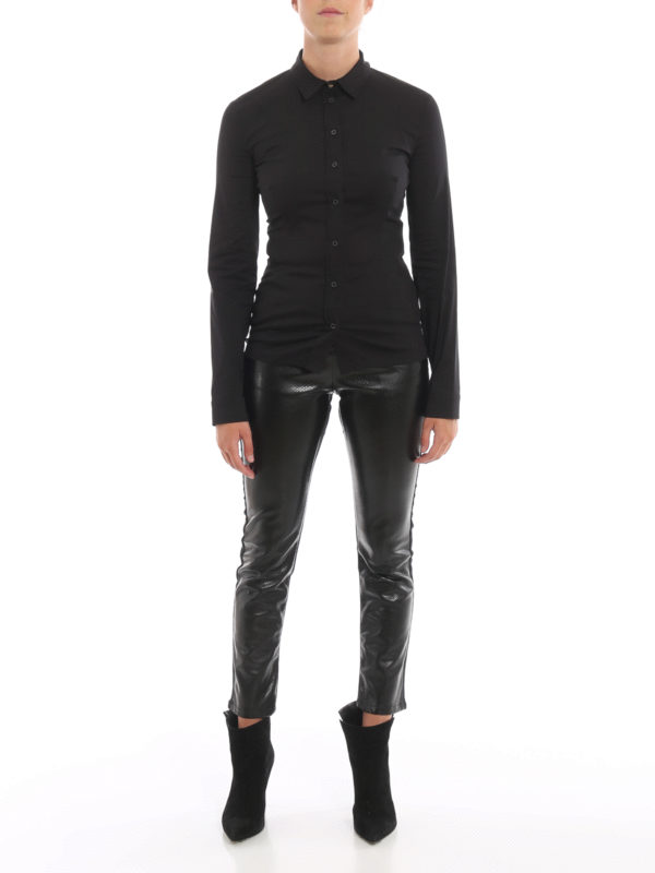 PATRIZIA PEPE: skinny jeans online - Reptile print front skinny jeans