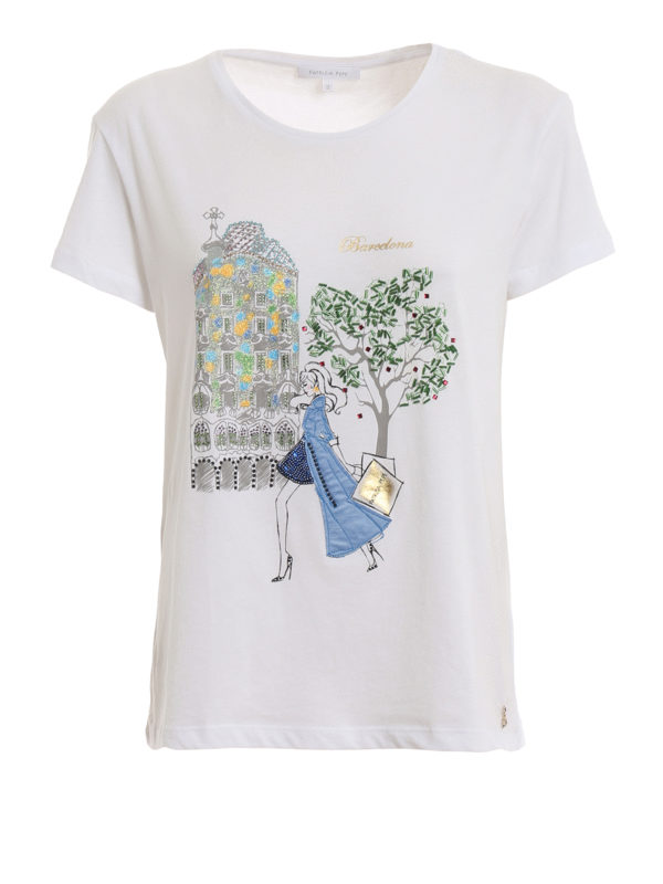 Tシャツ Patrizia Pepe - Tシャツ - Barcelona - 8M0796A4S2J2ES