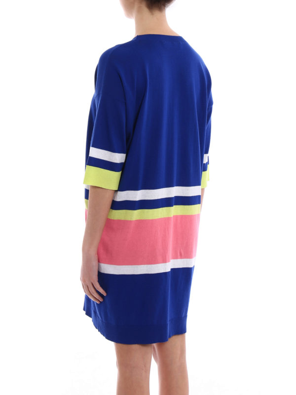love moschino knit dress Embroidered stretch cotton dress Love Moschino