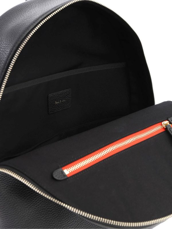 PAUL SMITH buy online Black backpack with logo