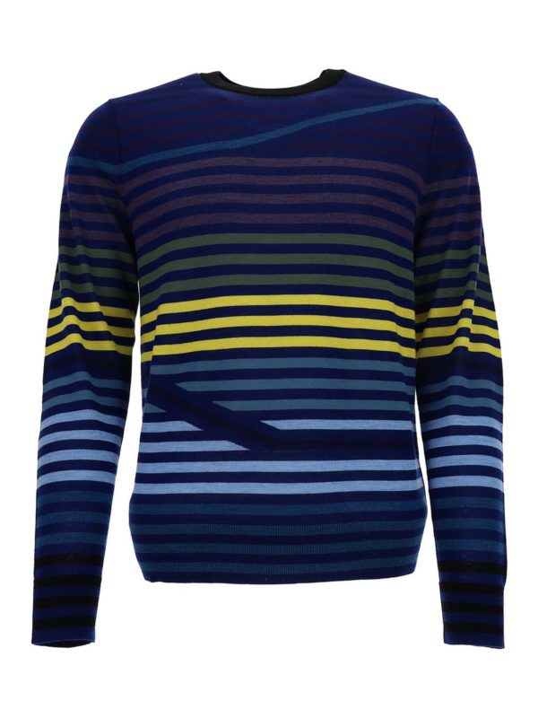 PAUL SMITH: Pull col rond - Pull Col Rond - A Rayures