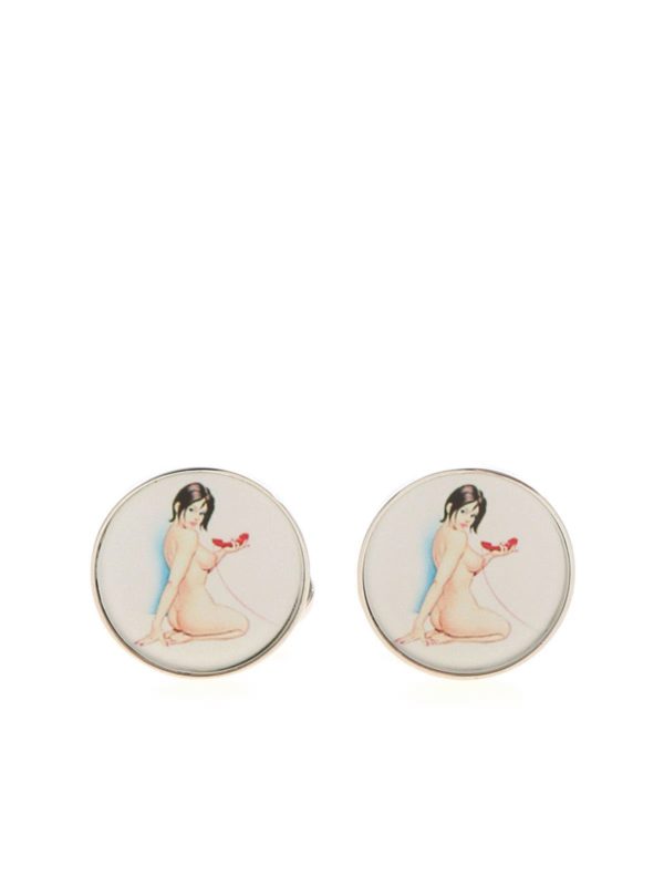 PAUL SMITH: Cufflinks - Anlady cufflinks in silver color
