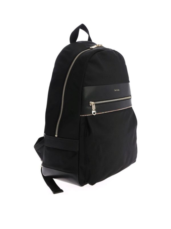 PAUL SMITH: backpacks online - Black nylon backpack