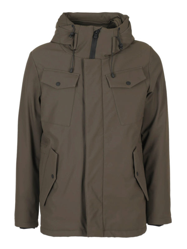 PEOPLE OF SHIBUYA: padded coats - Hiragana padded coat