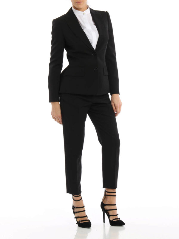 テーラードジャケット レディース - 黒 shop online: ALEXANDER MCQUEEN