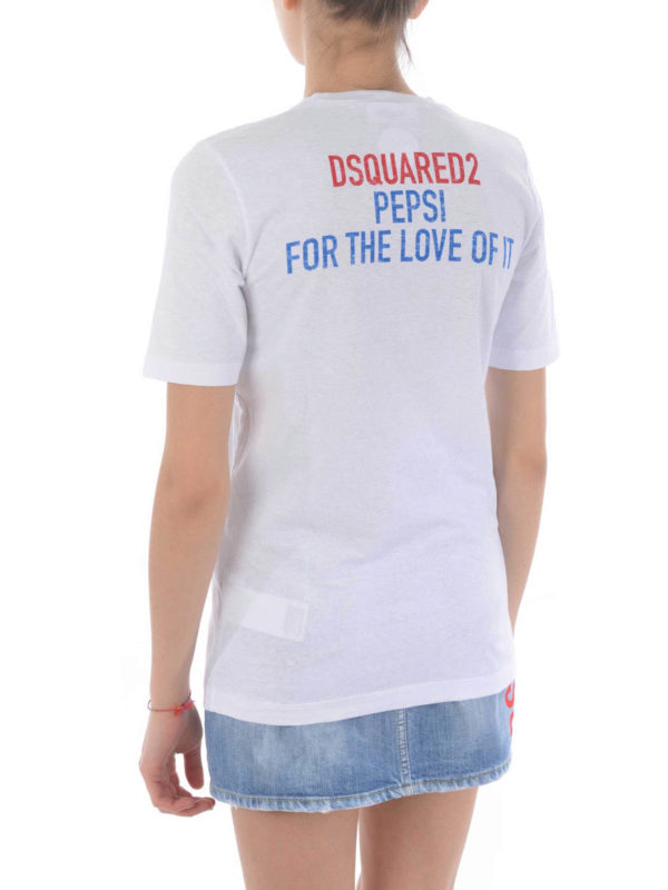 T-Shirt - Weiß shop online: DSQUARED2
