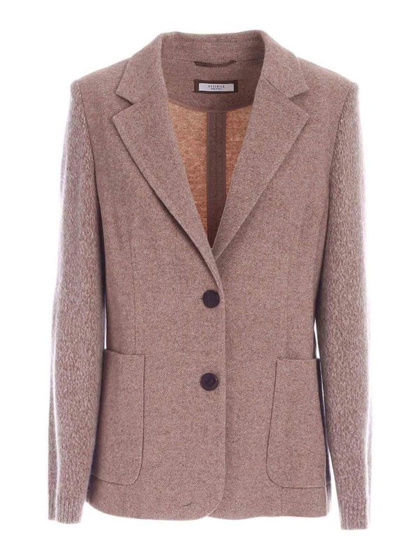 PESERICO: Blazer - Blazer - Beige