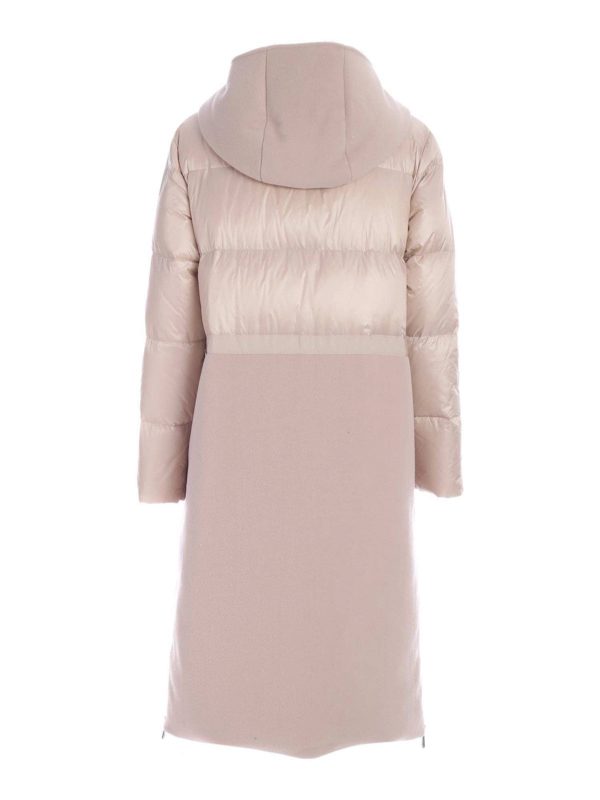 PESERICO: Lange Daunenmäntel online - Daunenmantel - Beige