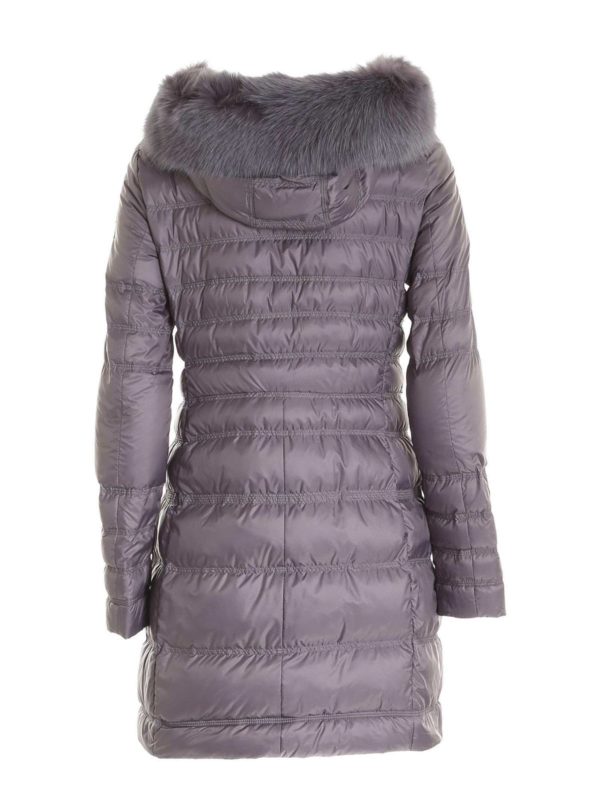 PEUTEREY: padded coats online - Davis down jacket in purple