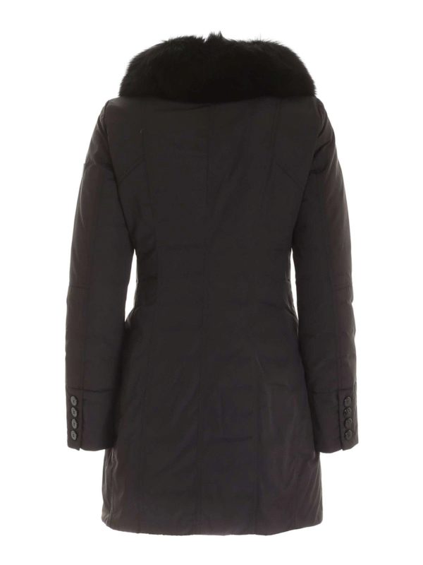 PEUTEREY: padded coats online - Metropolitan down jacket in black