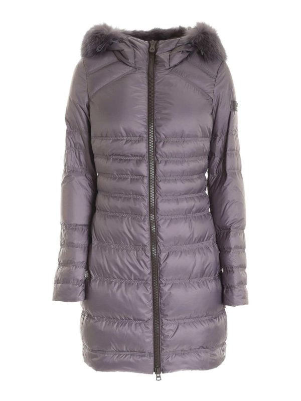 PEUTEREY: padded coats - Davis down jacket in purple