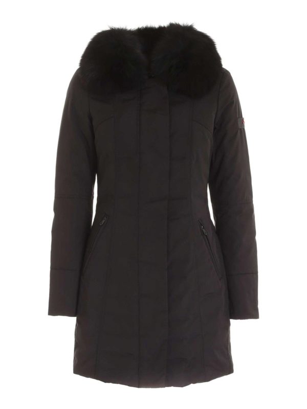 PEUTEREY: padded coats - Metropolitan down jacket in black