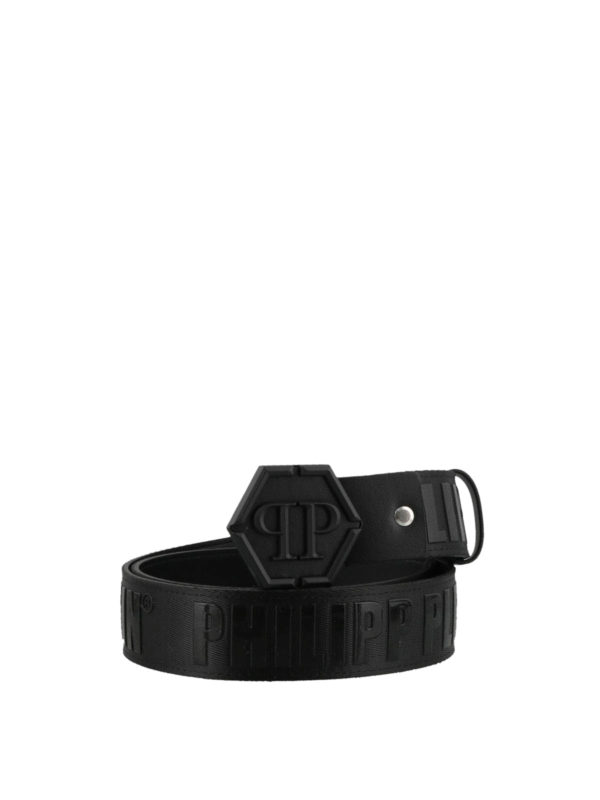 PHILIPP PLEIN: Cinturones - Cinturón - Negro