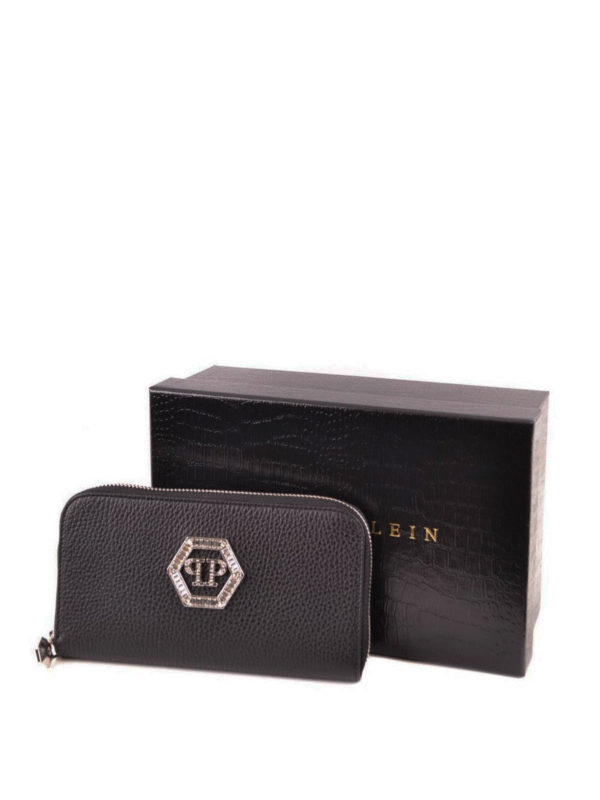 PHILIPP PLEIN buy online Hexagonal logo plaque wallet