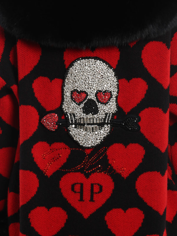 PHILIPP PLEIN buy online Kurzer Mantel - Rot