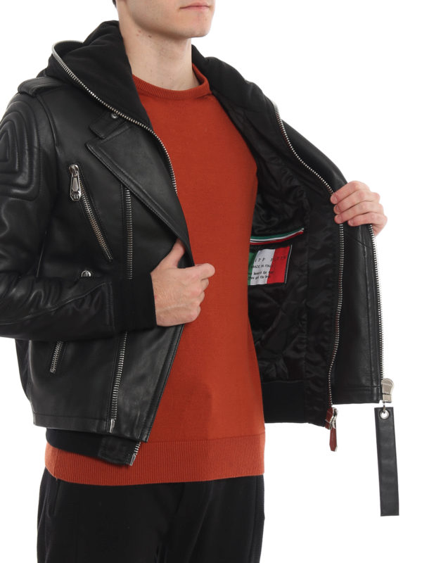 PHILIPP PLEIN buy online Statement leather jacket