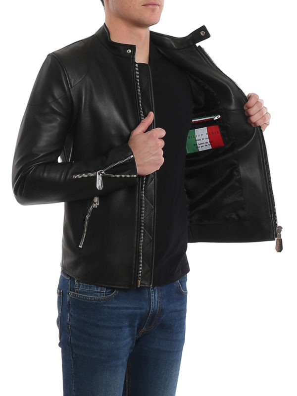 PHILIPP PLEIN buy online Blouson En Cuir - Statement