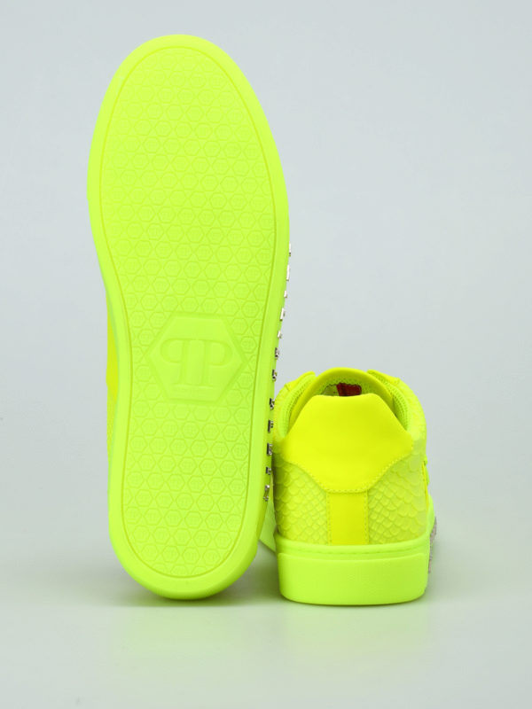 PHILIPP PLEIN buy online Talk slow fluo yellow sneakers