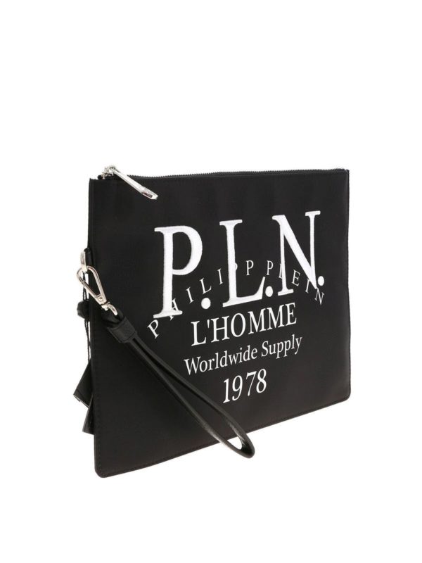 PHILIPP PLEIN: Bolso clutch online - Bolso Clutch - Negro
