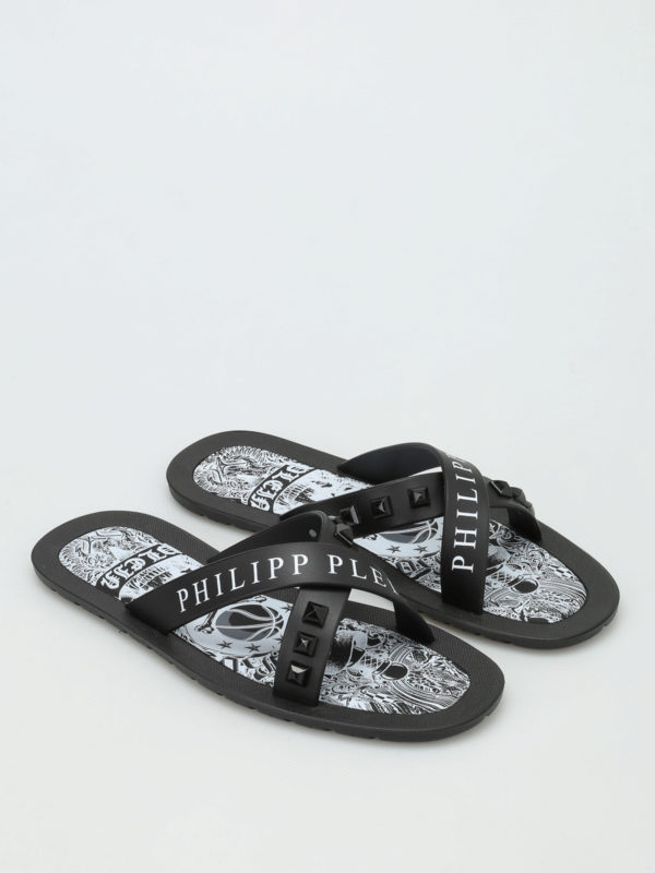 PHILIPP PLEIN: sandals online - Bangor rubber slippers