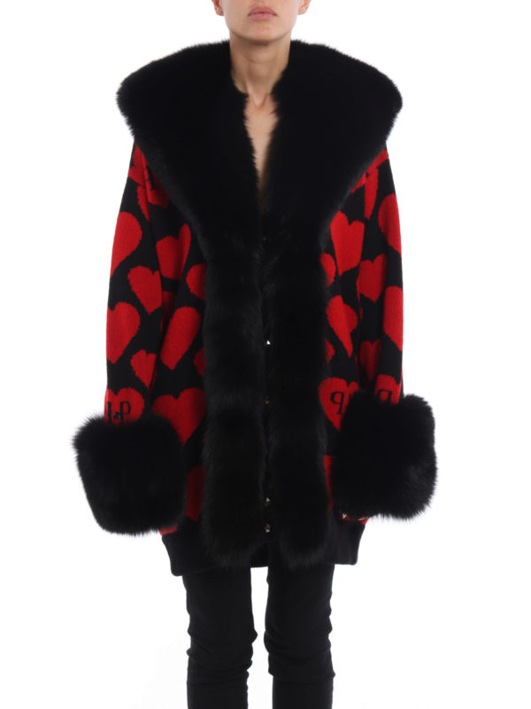 PHILIPP PLEIN: Kurze Mäntel online - Kurzer Mantel - Rot