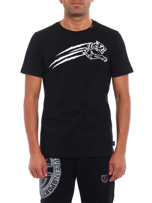 PHILIPP PLEIN: t-shirts online - Freeman black T-shirt