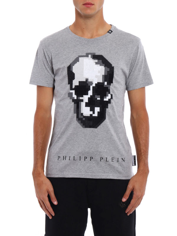 PHILIPP PLEIN: T-shirts online - T-Shirt - Grau