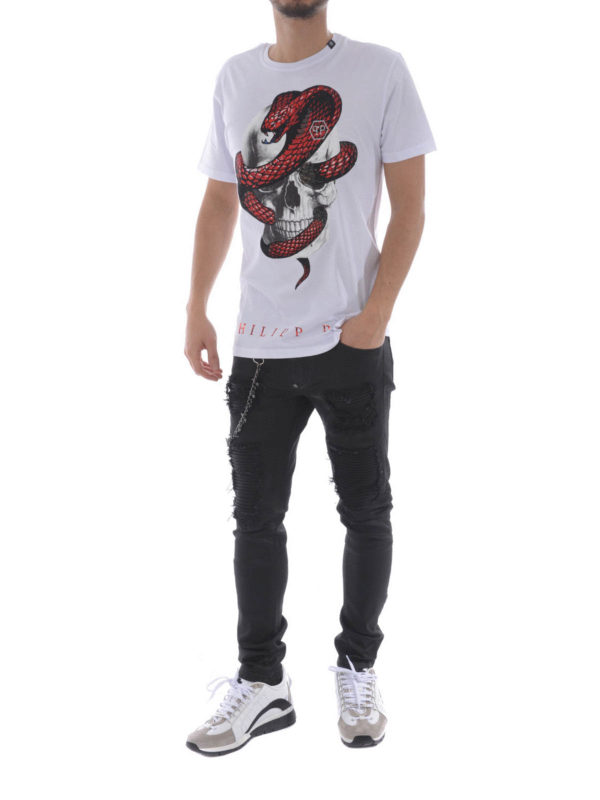 PHILIPP PLEIN: T-shirts online - T-Shirt - Weiß