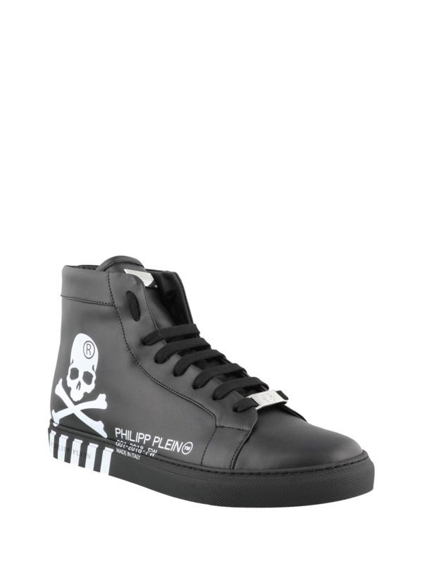 Philipp Plein Zapatillas Hi-Top Skull Negro MSC1813PLE075N02