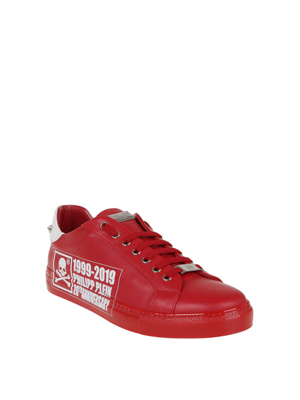 PHILIPP PLEIN: Chaussures de sport online - Baskets - Rouge