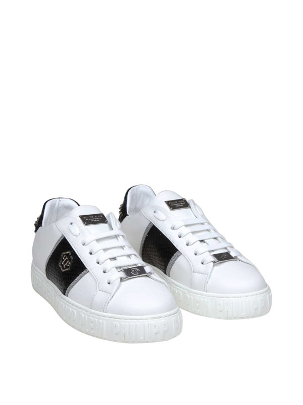 PHILIPP PLEIN: trainers online - Python detail Lo-Top sneakers