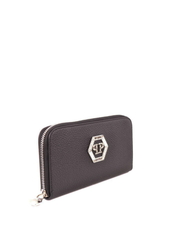 PHILIPP PLEIN: wallets & purses online - Hexagonal logo plaque wallet
