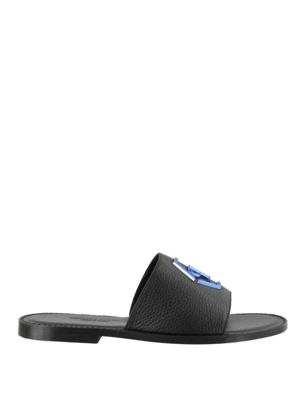PHILIPP PLEIN: Sandalias - Sandalias - Negro