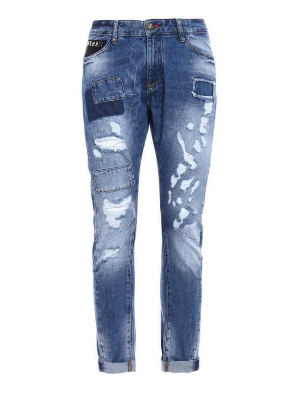 PHILIPP PLEIN: Jeans Rectos - Vaqueros Rectos - Plein Ass