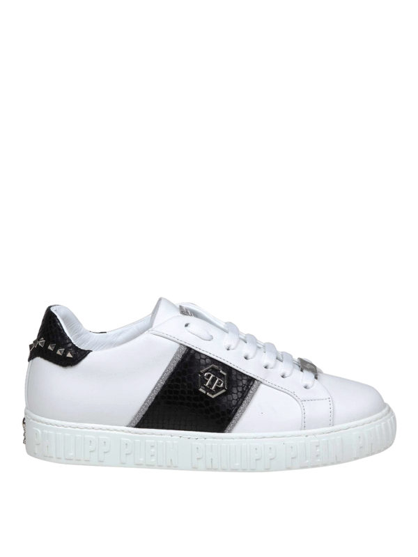 PHILIPP PLEIN: trainers - Python detail Lo-Top sneakers