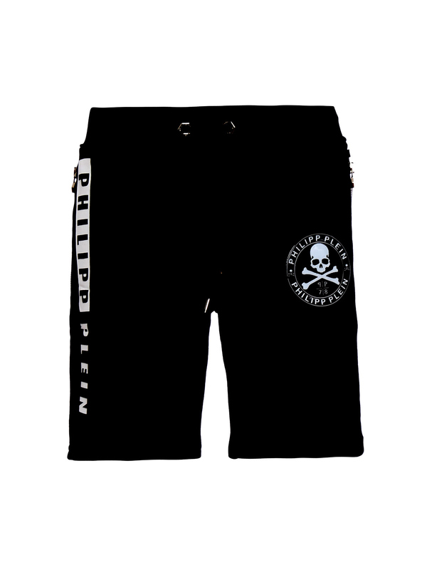 PHILIPP PLEIN: Trousers Shorts - Street skull tracksuit  shorts