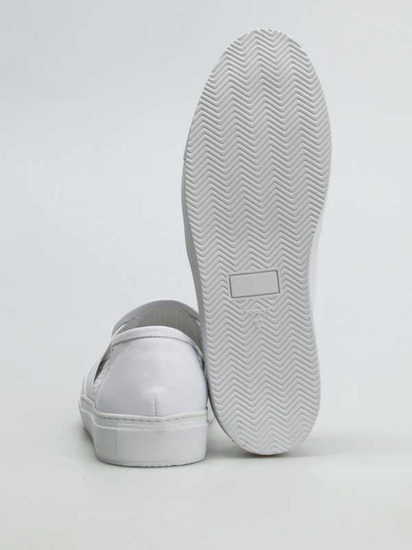 PHILIPPE MODEL buy online Leon drilled leather slip-ons
