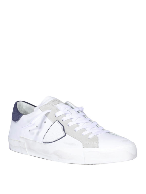 PHILIPPE MODEL: trainers online - Branded leather sneakers