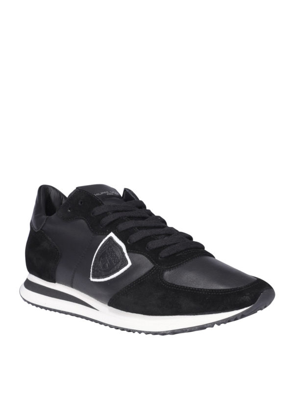 PHILIPPE MODEL: trainers online - Branded leather sneakers