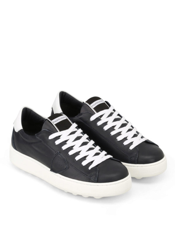 Trainers Philippe Model - Madeleine black leather low top sneakers