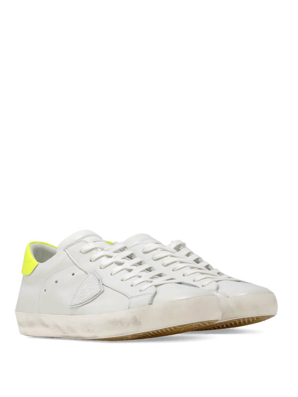 PHILIPPE MODEL: trainers online - Paris low top white and yellow sneakers