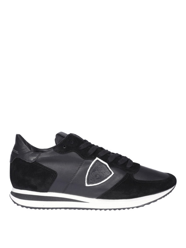 PHILIPPE MODEL: trainers - Branded leather sneakers