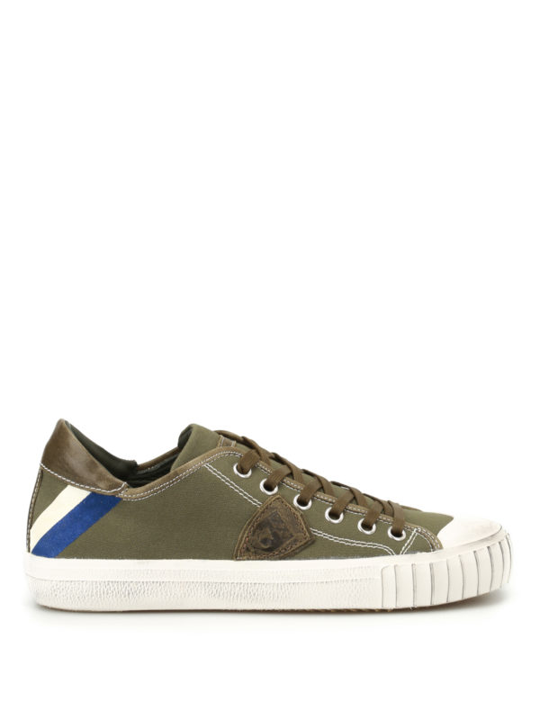 PHILIPPE MODEL: trainers - Gare canvas sneakers