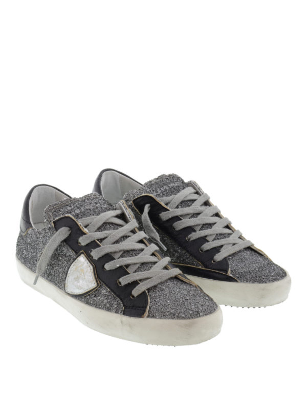 PHILIPPE MODEL: trainers - Glitter sneakers