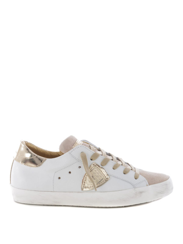 PHILIPPE MODEL: sneakers - Sneaker Paris con logo oro