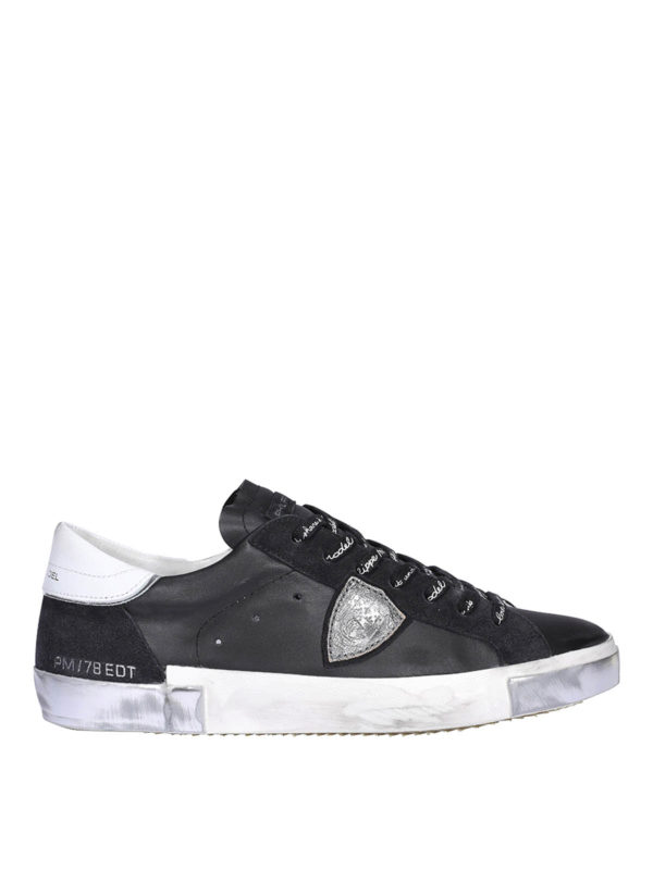 PHILIPPE MODEL: trainers - Paris X leather sneakers