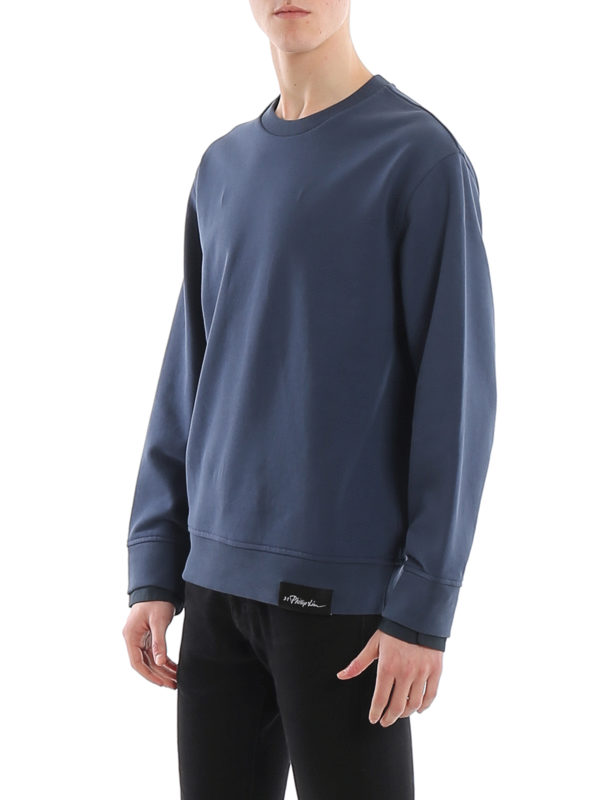 PHILLIP LIM buy online Double cuff cotton sweatshirt
